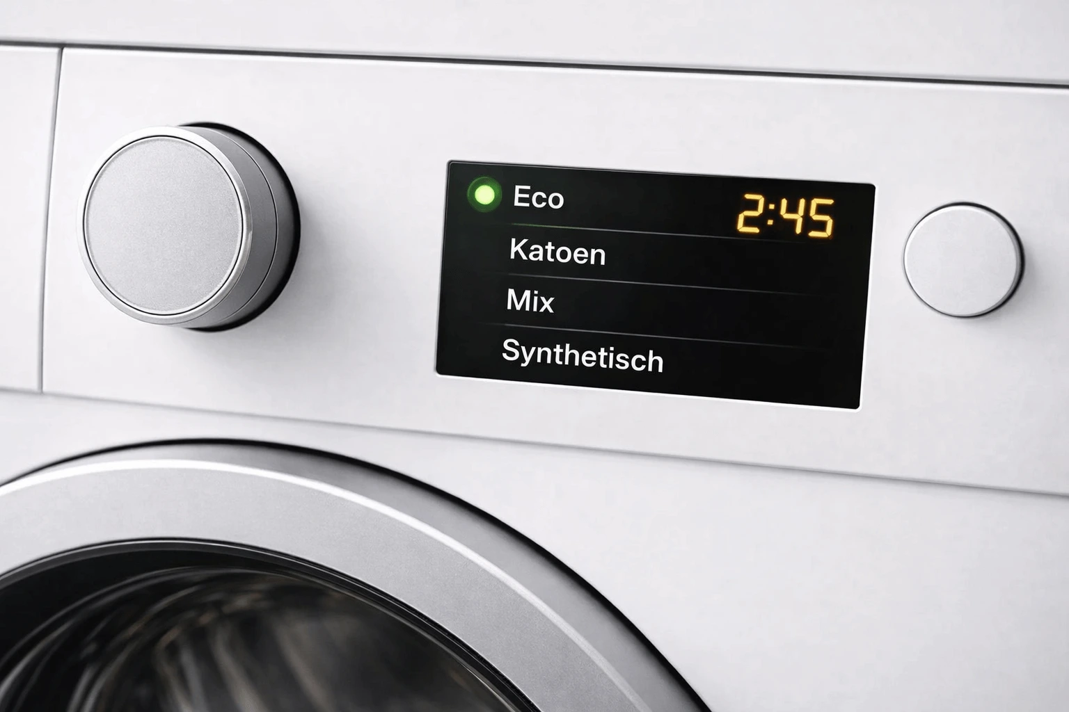 Eco-programma’s drogen zuinig maar vaak lang, zeker bij dikke ladingen.